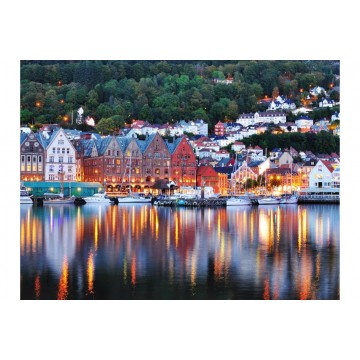 Ravensburger PUZZLE ORASUL BERGEN, 1000 PIESE