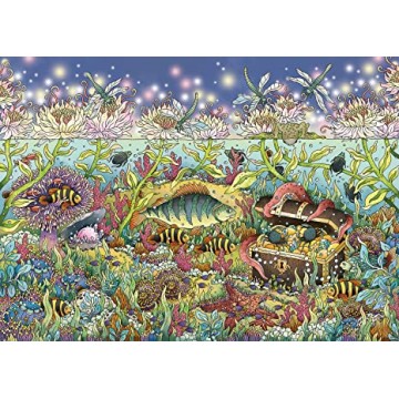Ravensburger PUZZLE COMORILE DE SUB APA, 1000 PIESE