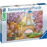 Ravensburger PUZZLE ALEE ROMANTIC PARIS, 1500 PIESE
