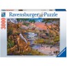 Ravensburger PUZZLE ANIMALE SALBATICE LA RAU, 3000 PIESE