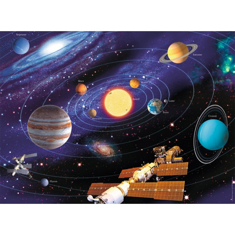 Ravensburger Puzzle Sistemul Solar, 500 Piese Ravensburger Puzzle Sistemul Solar, 500 Piese