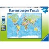 Ravensburger PUZZLE HARTA LUMII, 200 PIESE