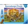 Ravensburger PUZZLE CARTEA DINOZAURILOR, 300 PIESE