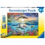 Ravensburger PUZZLE PARADISUL DELFINILOR, 300 PIESE