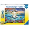 Ravensburger PUZZLE PARADISUL DELFINILOR, 300 PIESE