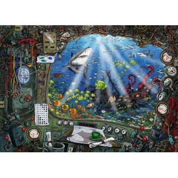 Ravensburger PUZZLE EXIT 4 IN SUBMARIN, 759 PIESE
