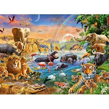 Ravensburger PUZZLE IZVOR IN JUNGLA, 100 PIESE
