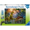 Ravensburger PUZZLE OAZA DINOZAURILOR, 100 PIESE