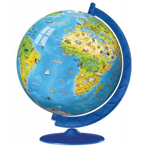 Ravensburger Puzzle 3D Copii - Globul Lumii, 180 Piese