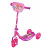 Saica Trotineta pentru copii cu 3 roti Saica Paw Patrol Girls 2277 cu roti din silicon roz cu mov