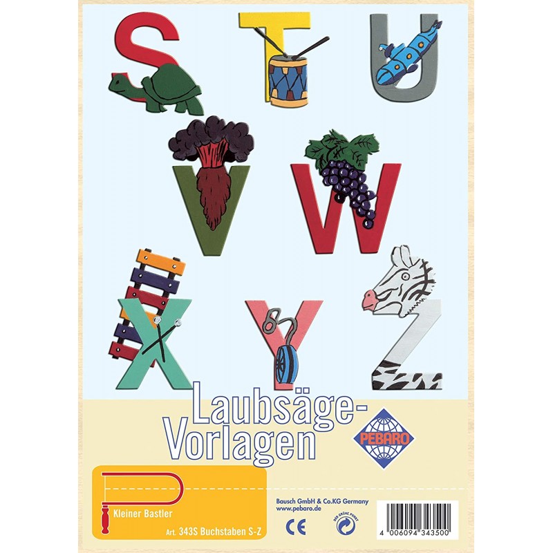 Pebaro Placaj cu sablon pentru traforaj S-Z 343S Pebaro Placaj cu sablon pentru traforaj S-Z 343S