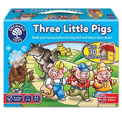 Orchard Toys Joc de societate Cei trei purcelusi THREE LITTLE PIGS