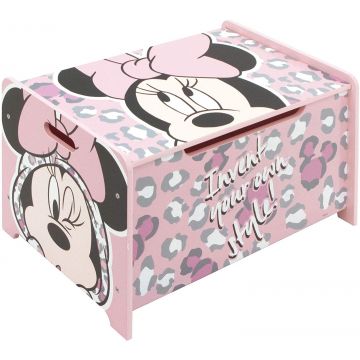 Arditex ladita din lemn pentru depozitare jucarii Minnie Mouse