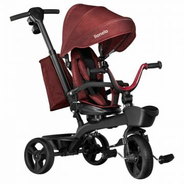 Lionelo Tricicleta multifunctionala cu sezut reversibil, Kori, Red Burgundy