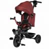 Lionelo - Tricicleta multifunctionala cu sezut reversibil, Kori, Red Burgundy