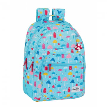 Safta Ghiozdan dublu Blackfit8 Ciupercute 42 cm