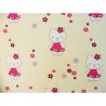 Hubners Lenjerie patut Kitty Floricele 5 piese crem