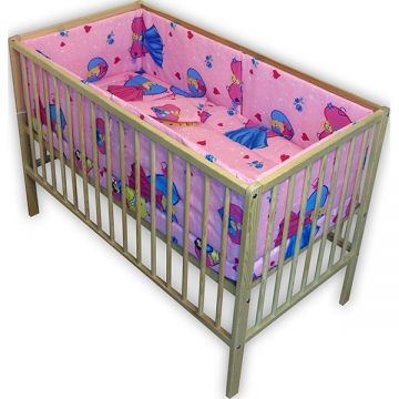 Hubners Lenjerie patut Princess 5 piese roz