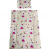 Hubners Lenjerie patut Kitty Floricele 4 piese crem