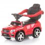 Chipolino Masinuta de impins cu copertina Mercedes Benz GL63 AMG red