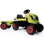 Smoby Tractor cu pedale si remorca Claas Farmer XL