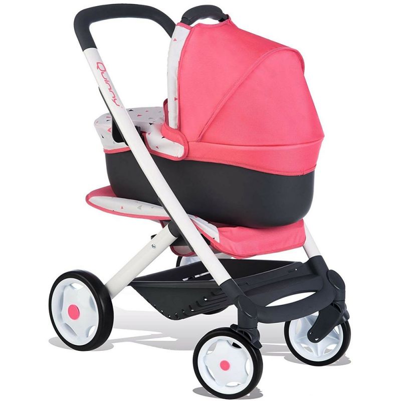 Smoby Carucior pentru papusi Quinny Combi 3 in 1 roz Smoby Carucior pentru papusi Quinny Combi 3 in 1 roz