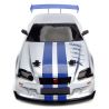 Jada Toys Masina Jada Toys Fast and Furious Nissan Skyline GTR Drift cu anvelope si telecomanda