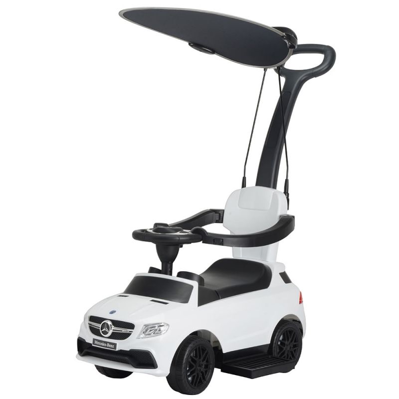 Chipolino Masinuta de impins cu maner si copertina Mercedes AMG GLE 63 white Chipolino Masinuta de impins cu maner si copertina Mercedes AMG GLE 63 white