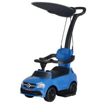 Chipolino Masinuta de impins cu maner si copertina Mercedes AMG GLE 63 blue