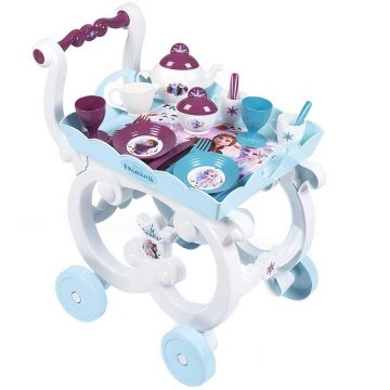 Smoby Carucior servire ceai Frozen 2 XL cu 17 accesorii