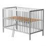 Hubners Patut copii din lemn Hubners Dominic 120x60 cm alb