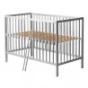Hubners Patut copii din lemn Hubners Dominic 120x60 cm alb