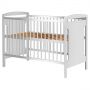 Hubners Patut copii din lemn Hubners Karly 120x60 cm alb