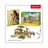 CUBICFUN PUZZLE 3D+BROSURA-ANIMALE SALBATICE 69 PIESE