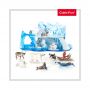 CUBICFUN PUZZLE 3D+BROSURA-LUMEA DE GHEATA 73 PIESE