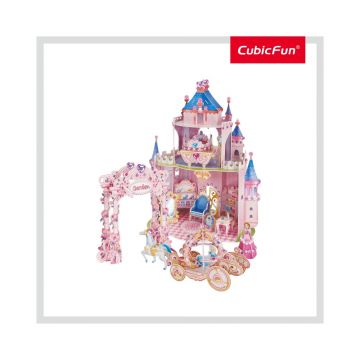 CUBICFUN PUZZLE 3D + STICKERE GRADINA SECRETA A PRINTESEI 92 PIESE