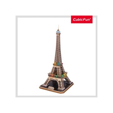 CUBICFUN PUZZLE 3D LED TURNUL EIFFEL 82 PIESE