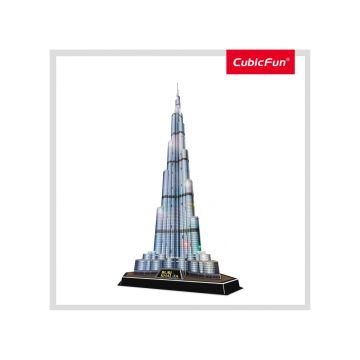 CUBICFUN PUZZLE 3D LED BURJ KHALIFA 136 PIESE