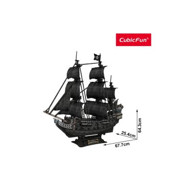 CUBICFUN PUZZLE 3D NAVA MARE QUEEN ANNE 308 PIESE