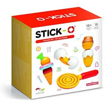 Clicstoys Joc cu magneti Stick-O, Primul set de gatit