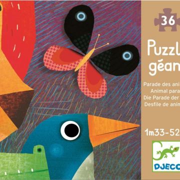 Djeco Puzzle gigant Parada animalelor