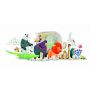 Puzzle gigant Djeco Parada animalelor