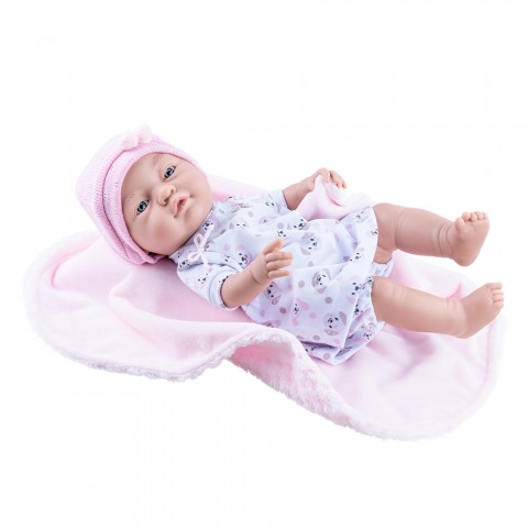 Paola Reina Bebelus fetita cu paturica roz - BEBITA