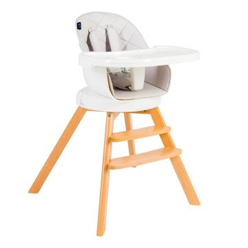 Juju Scaun de masa 3 in 1 Eat & Twist, Gri