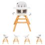Juju Scaun de masa 3 in 1 Juju Eat&Twist, Gri