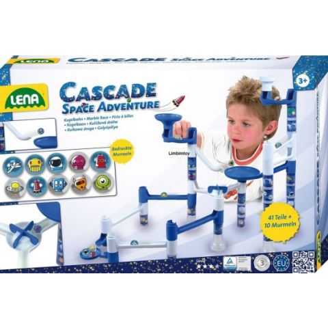 Lena Set de joaca labirint de bile 41 piese si 10 bile Space Adventure