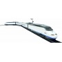 MEHANO Set trenulet electric T682 AVE cu locomotiva, trei vagoane si sina