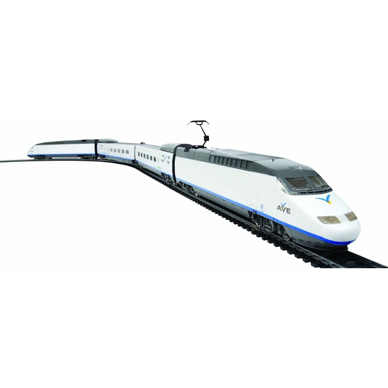 MEHANO Set trenulet electric T682 AVE cu locomotiva, trei vagoane si sina MEHANO Set trenulet electric T682 AVE cu locomotiva, trei vagoane si sina