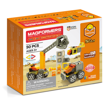 Magformers Set magnetic Uimitorul set de construit pe santier