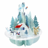 Felicitare 3D Pirouettes Santoro - Winter wonderland